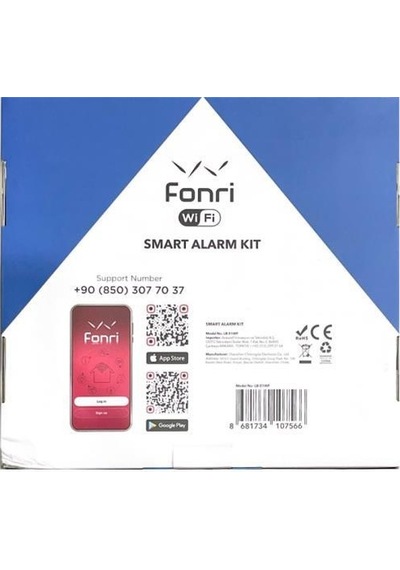 Fonri Lb-01 Wi-fi Kablosuz Alarm Akıllı Güvenlik Paketi