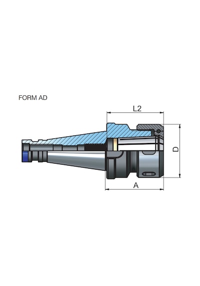 Iso40 Er32 Er Tip Pens Başlığı Cnc Pens Tutucu
