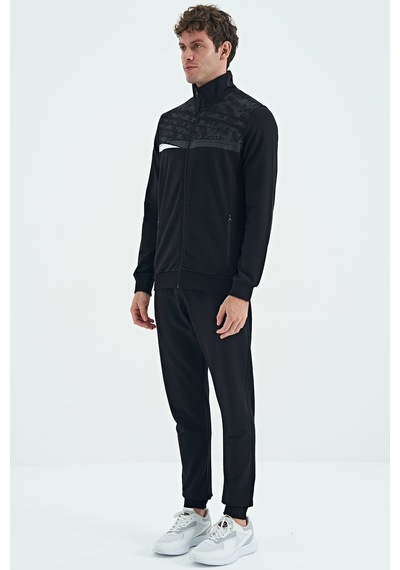 Tommy Life Harry Siyah Standart Kalıp Erkek Eşofman Takım - 85197 Siyah