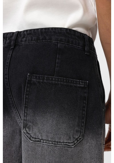 Vamos Cep Detaylı Baggy Fit Jean Antrasit