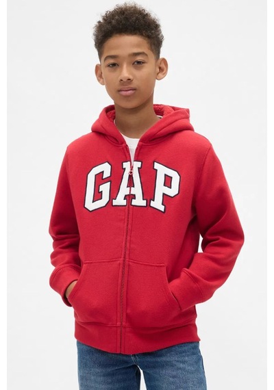 Gap V-frch Oc Çocuk Sweatshirt Kırmızı