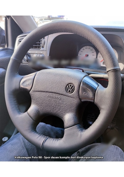 Volkswagen Polo Araca Özel Dikmeli Direksiyon Kılıfı 1998 2000