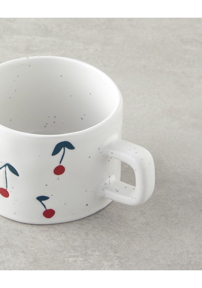 Cherry Garden Stoneware Kupa 280 Ml Kırmızı