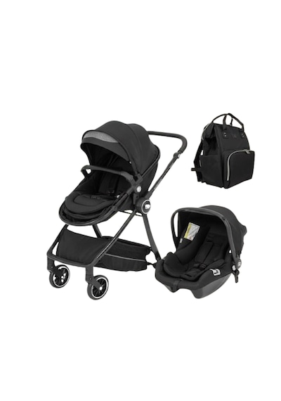 Öykü Bebek Dunyası 4'lü Set / Comfy Life Seyahat Sistem Bebek Arabası / Oto Koltuğu / Bebek Bakım Çantası / Yağmurluk