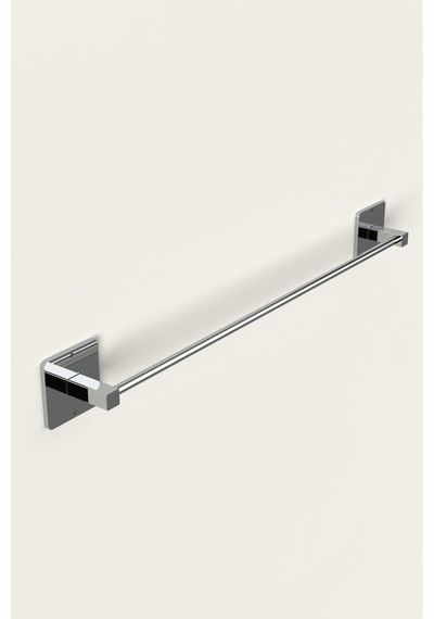 Karteya Yapışkanlı Gümüş Uzun Havluluk Pratik Ve Şık Banyo Mutfak Havluluk Gümüş