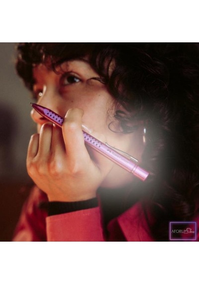 Faber Castell Grip Edition Dolma Kalem-tükenmez Kalem Matal Kutu Hediye Seti Violet Glam Çok Renkli