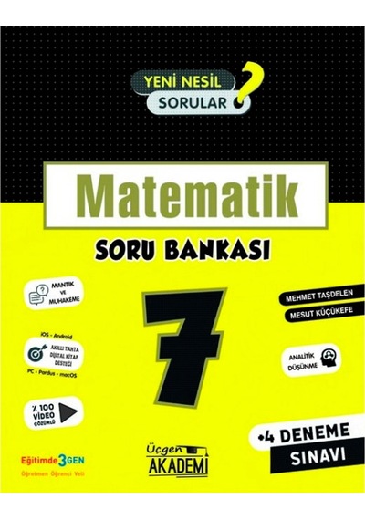 7.Sınıf Matematik Soru Bankası -  Üçgen Akademi