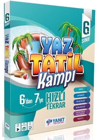 6. Sınıf Yaz Tatil Kitabı Kampı Yanıt Yayınları