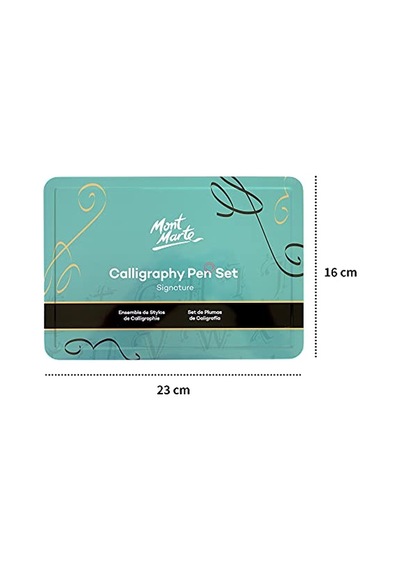 Kaligrafi-set 33-parça Yeni Başlayanlar İçin Mükemmel Uygundur İçerir: 4 X Kaligrafi-dolma Kalem, 5 X K Genel