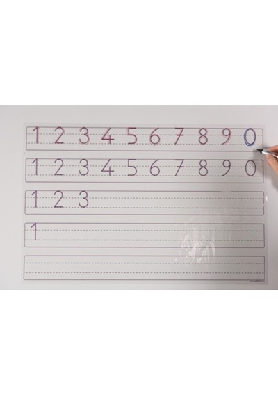 Rakamlar Çalışması Statik Kağıt Tahta