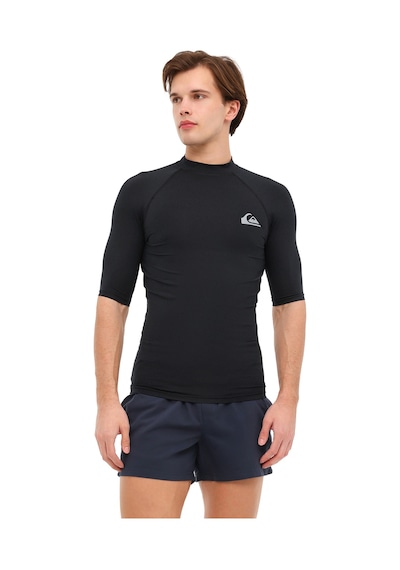 Quiksilver Everyday Upf50 Ss Siyah Erkek Surf Kısa Kol T-shirt