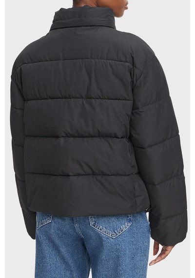 Calvin Klein Suya Dayanıklı Çıkarılabilir Kapüşonlu Şişme Mont Lv047h504gub1 Kadın Mont Lv047h504g Ub1 Siyah