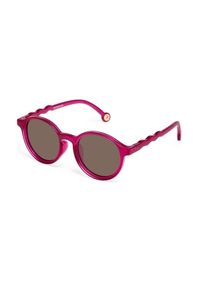 Olivio&co Classic Oval Çocuk Güneş Gözlüğü - Raspberry Açık Gri