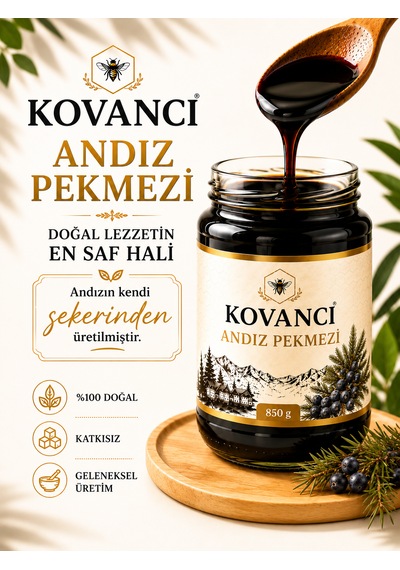Doğal Andız Pekmezi Katkısız Yoğun Kıvam Geleneksel Şifa Pekmezi