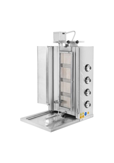 Karacasan Doğalgazlı 4 Radyanlı Üstten Motorlu Döner Ocağı Makinesi Krcs.umsdog.4