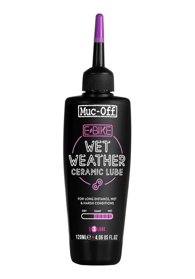 Muc-off E-bike Wet Seramik Lube Zincir Yağı 120ml Mor