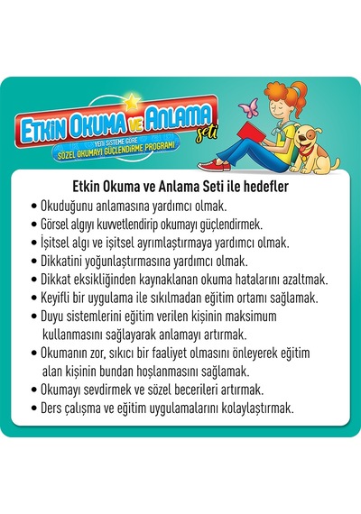 Kitapçidükkani Etkin Okuma ve Anlama Seti 1. Kademe