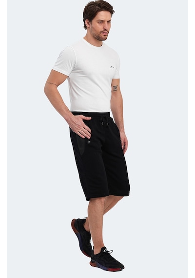 Slazenger NEACEL Erkek Cepli Kapri Siyah Şort