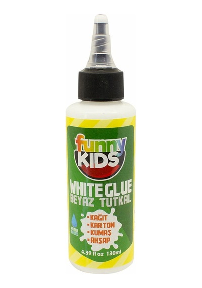 Funny Kids Beyaz Tutkal 130cc