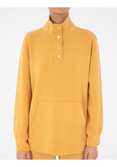 Pierre Cardin Kadın Safran Sweatshirt 50290903-vr043 Safran
