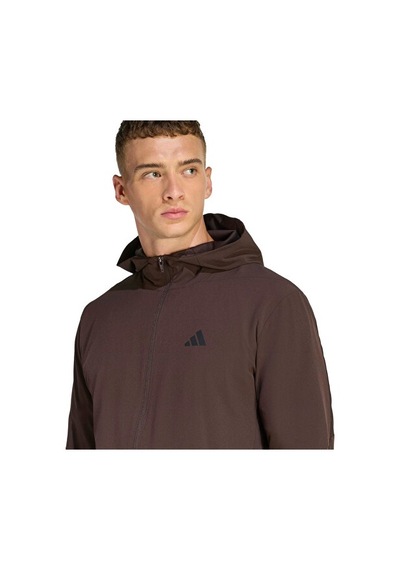 Adidas D4t Hybrid Fz H Erkek Antrenman Ceketi Kb0804 Kahverengi Kahverengi