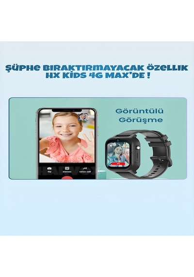 Harvox HX 4G Max IP7 700 mAh Çocuk Akıllı Saat (İthalatçı Garantili)