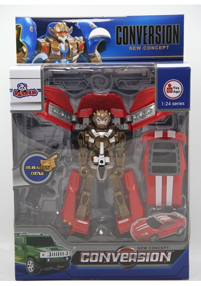Kutulu Dönüşebilen Robot-Jeep 1:24