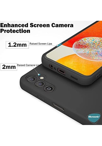 Samsung Galaxy A14 İçin Kılıf Groovy Soft Pembe Galaxy A14 İle Uyumlu Kılıf - Pembe Diğer
