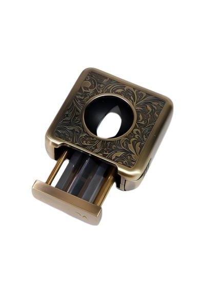 Parmida Gold İşlemeli V-cut Puro Makası Kesici