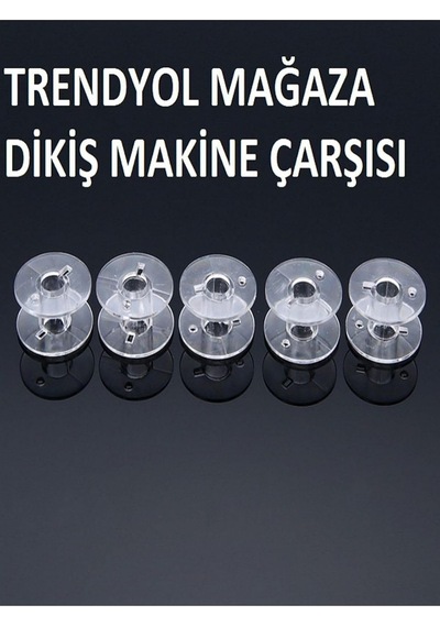 Dikiş Makine Singer Beko Zetina Bindallı Ev Tipi Aile Dikiş Makinası 50 Adet Şeffaf Plastik Masura