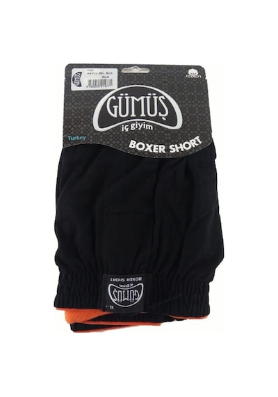 Gümüş Erkek Penye Boxer Düz Renkler Pamuklu Erkek Boxer