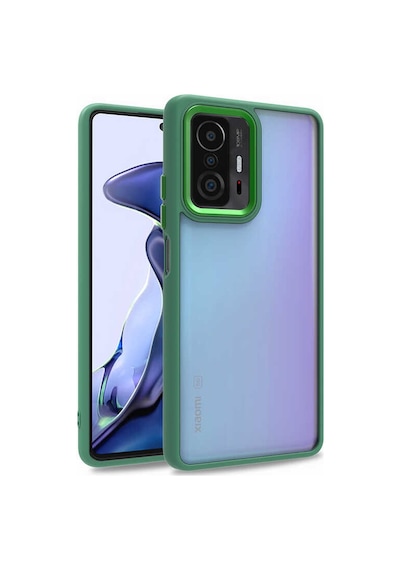 Zore Mi 11t Pro 5g Kılıf Nvth Flora Kapak - Yeşil
