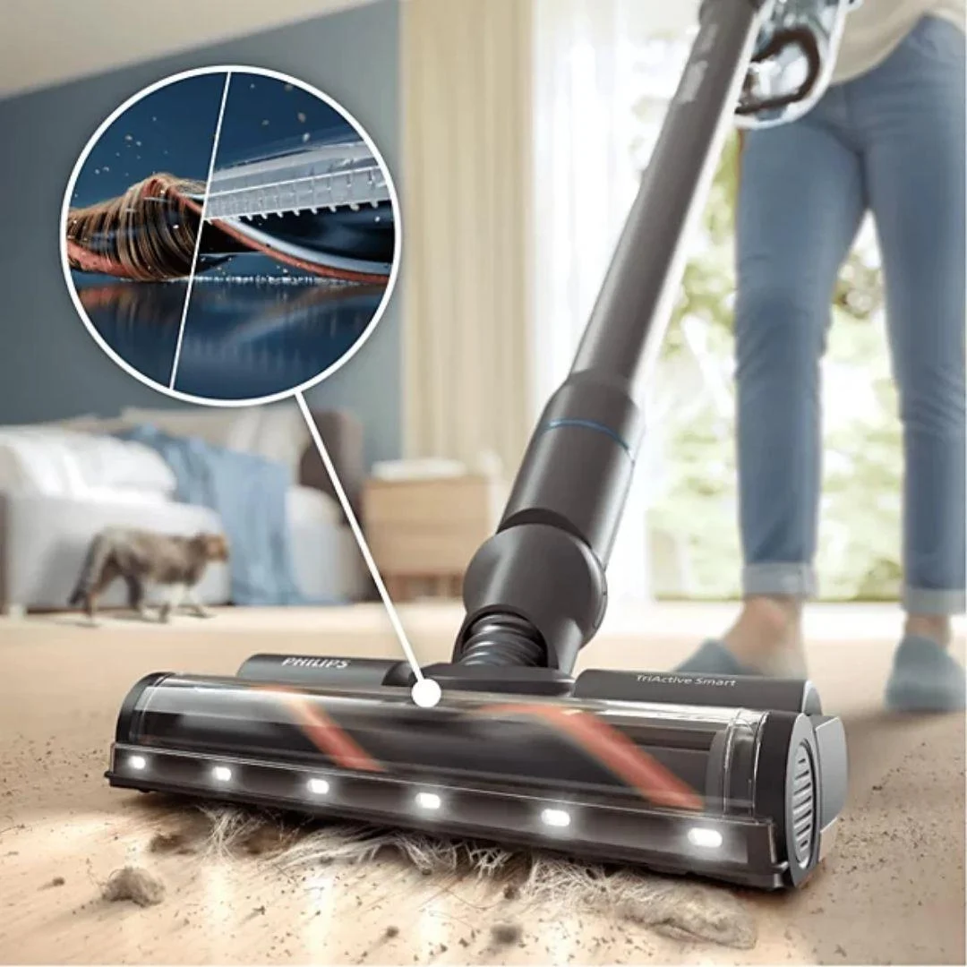 Philips 8000 Serisi Aqua XC8154/10 Silme Özellikli Kablosuz Şarjlı Dik Süpürge