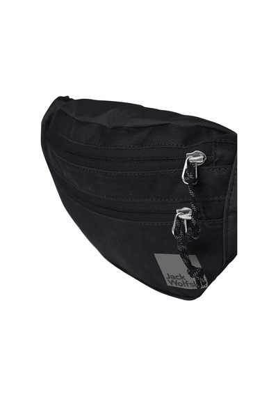 Jack Wolfskin Konya Hipbag Unisex Bel Çantası Siyah-2 Litre Çok Renkli