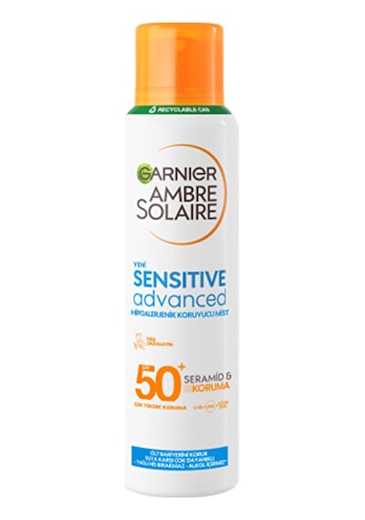 2 Adet Garnier Ambre Solaire Sensitive Advanced Hipoalerjenik Spf 50+ Güneş Koruyucu Mist 150 Ml