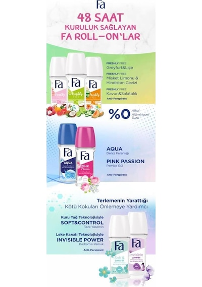 Fa Soft & Control Roll-On 50 Ml