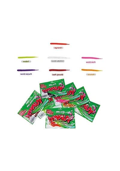 Silikon Yem, Pink Glow Renk Seçeneği İle 7 Cm