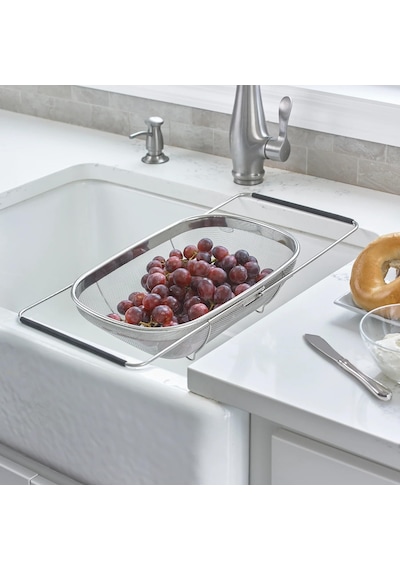 Mallart Paslanmaz Çelik Ayarlanabilir Lavabo Süzgeci