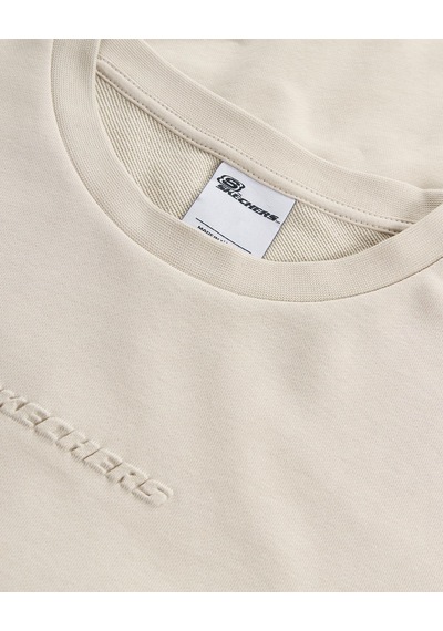 Skechers M Essential Crewneck Sweatshirt Erkek Gri Sweatshirt S2610015-1457