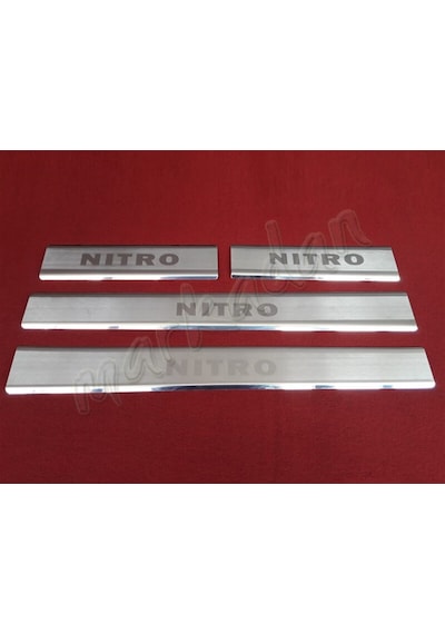 Db Chrome Dodge Nitro Krom Kapı Eşiği 2007 Sonrası 4 Parça P.Çeli