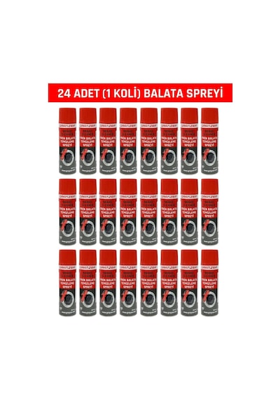 Grayzer Fren Balata Temizleme Spreyi 500 Ml 1 Koli 24 Adet