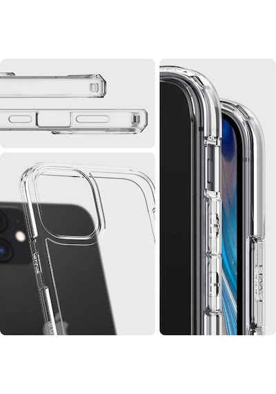 Logis Apple Uyumlu iPhone 12 6.1" Şeffaf Kılıf Silikon Koruma