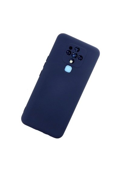 Cosmotex Newface Tecno Camon 16 Kılıf Nano İçi Kadife Silikon - Lacivert