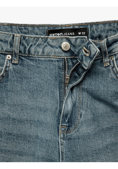 Koton Pamuklu Normal Bel Cepli Slim Fit Jean Şort İndigo Stone 6sam40038nd İndigo - Taş Rengi Koton Pamuklu Normal Bel Cepli Slim Fit Jean Şort İndigo Stone 6sam40038nd İndigo - Taş Rengi