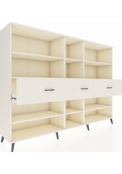 Hyperion Dolap 9 Raflı 3 Çekmeceli 220x44x163 Aytaşı-aytaşı Aytaşı-aytaşı