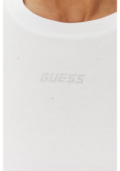Guess Bayan T Shirt V5gı00 I3z14 G011 Beyaz Beyaz