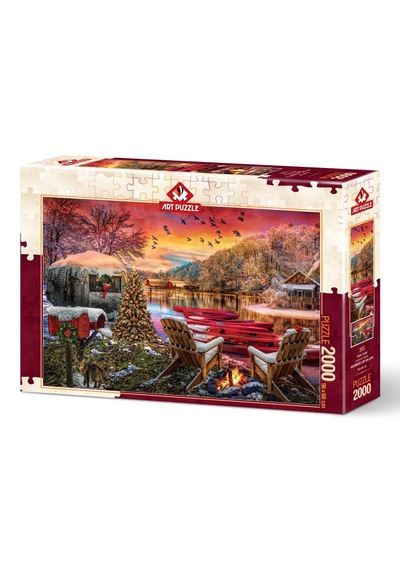 Art Puzzle 2000 Parça Trailer Camp Puzzle