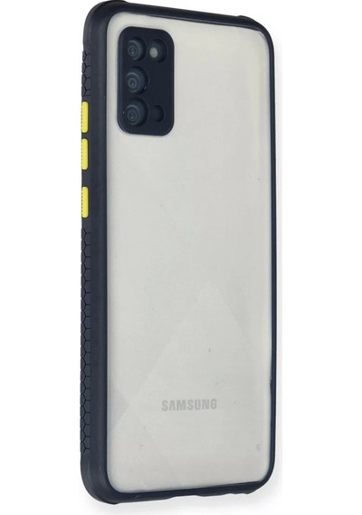 Samsung Galaxy A02s Kılıf Miami Şeffaf Silikon - Lacivert