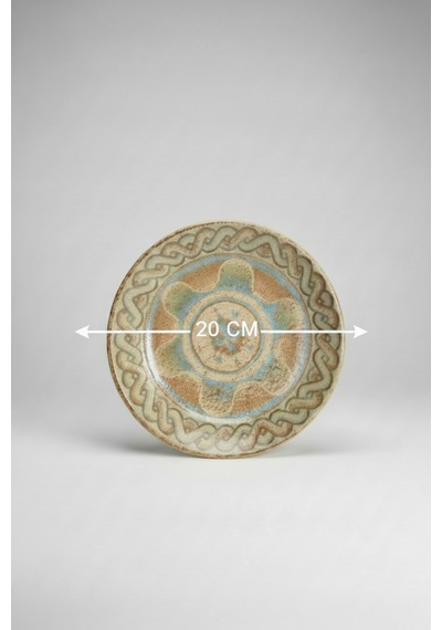 6'lı Venue Çukur Tabak 20.4cm Dijital Celest Rinart Krem