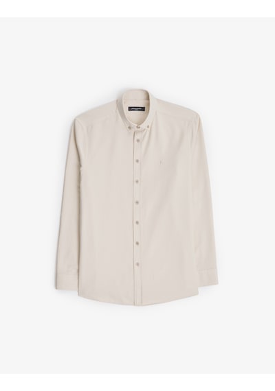 Pierre Cardin Erkek Bej Gömlek Desenli 50325365-vr011